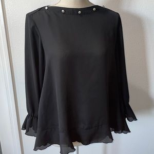Zac and Rachel black blouse size S
